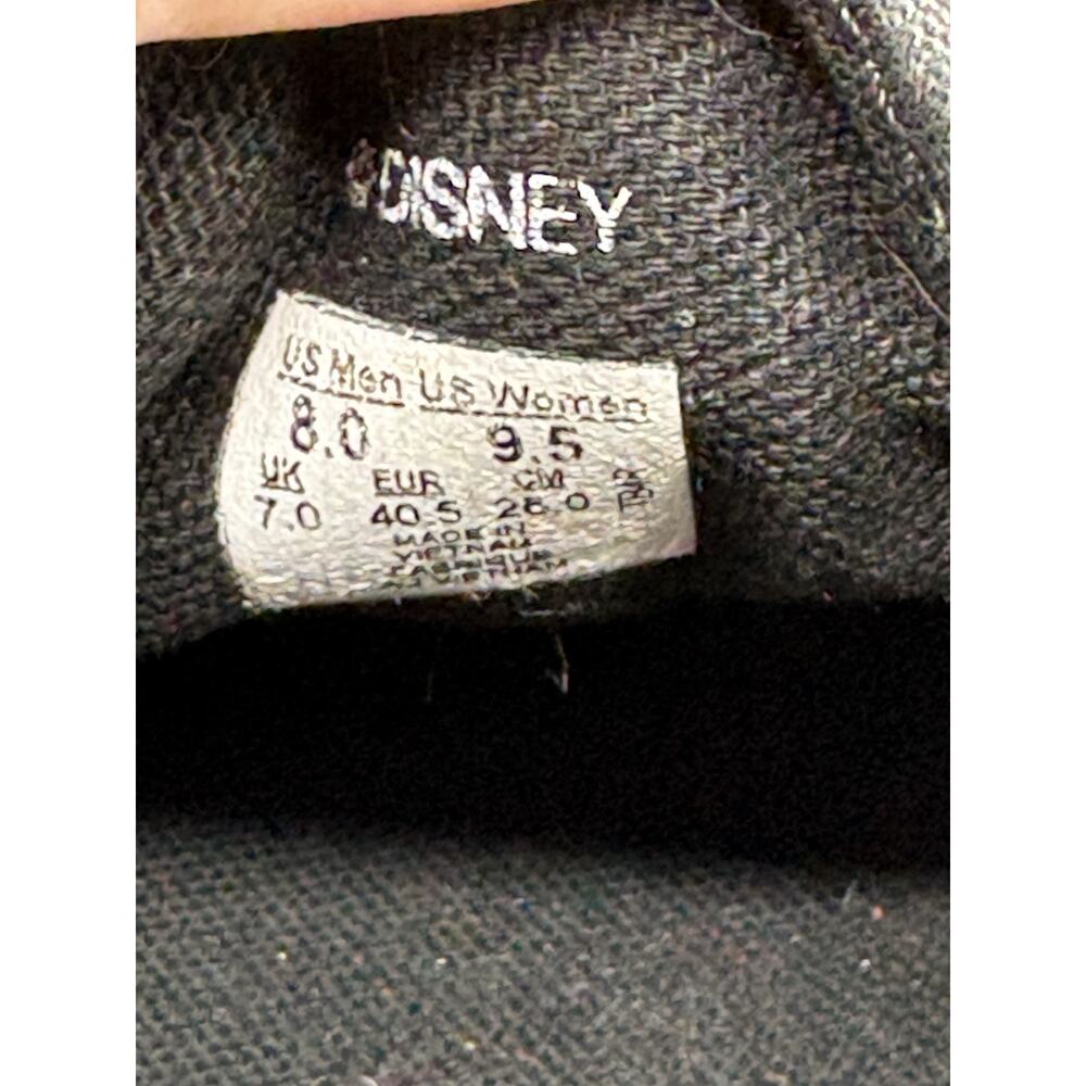 Vans x Disney Shoes Mickey Mouse Black Red All Over Heads Men Size 8 Women 9.5 - Picture 6 of 7